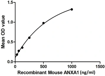 Mouse Annexin A1 protein, His tag. GTX00335-pro