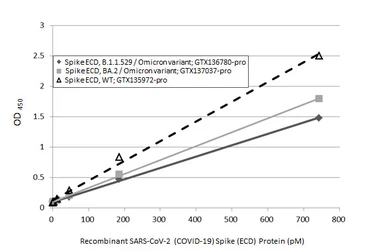 SARS-CoV-2 (COVID-19) Spike (ECD) Protein, Omicron / BA.2 variant, His tag. GTX137037-pro
