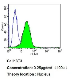 Anti-PPAR alpha antibody [3B6/PPAR] used in Flow cytometry (FCM). GTX22779
