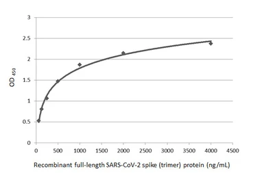 Anti-SARS-CoV / SARS-CoV-2 (COVID-19) spike antibody [1A9] used in ELISA (ELISA). GTX632604