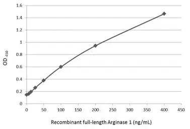 Anti-Arginase 1 antibody [GT5811] used in ELISA (ELISA). GTX634218