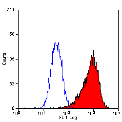 Anti-CD34 antibody [MEC14.7] (PE) used in Flow cytometry (FCM). GTX75414