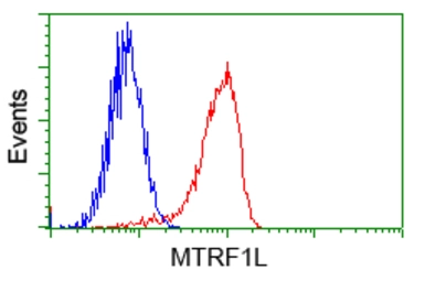 Anti-MTRF1L antibody [1B3] used in Flow cytometry (FCM). GTX84071