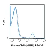Anti-CD19 antibody [HIB19] (PE-Cy7) used in Flow cytometry (FCM). GTX01455-10
