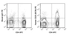 Anti-IL2 Receptor alpha antibody [BC96] (PE) used in Flow cytometry (FCM). GTX01471-08